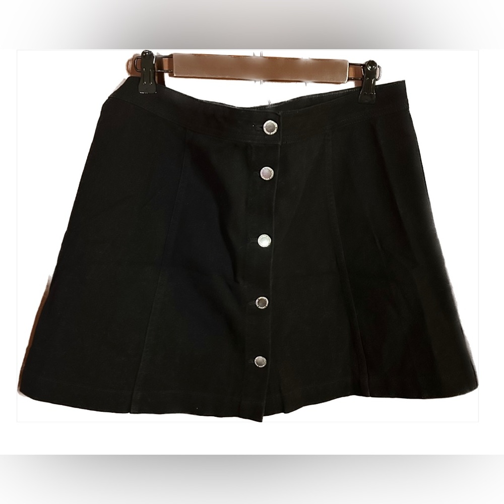 Black button up skirt. Size 14